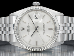 Rolex Datejust 36 Argento Jubilee 1601 Silver Lining